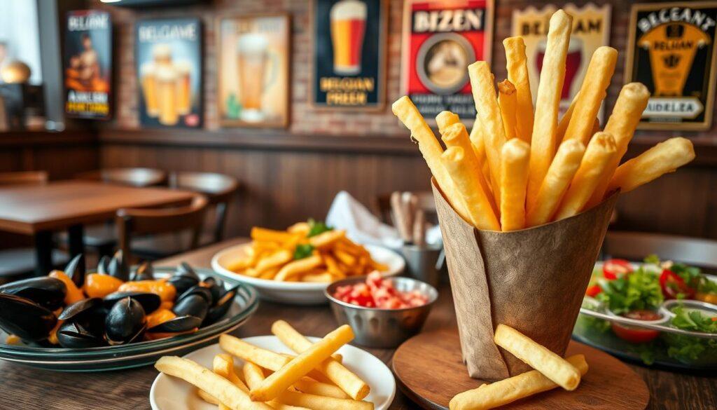 Belgische Kulinarik und Pommes Frites Belgische Kulinarik und Pommes Frites